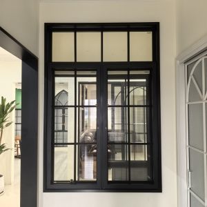 2.0mm Aluminum Alloy Casement Window With Integrated Opening Screens