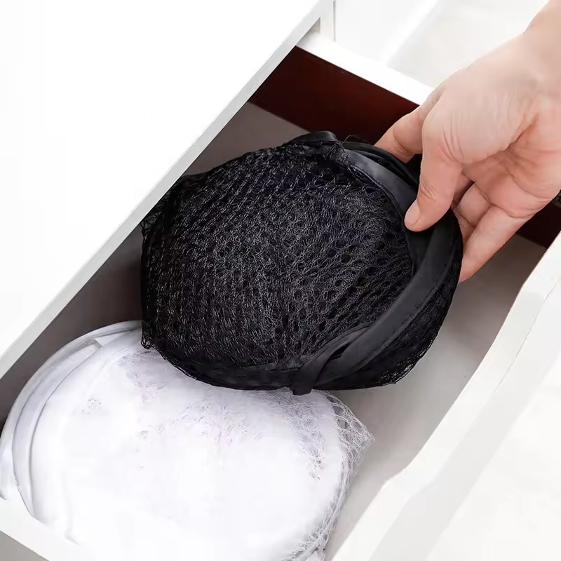 Hot Selling Foldable Large Capacity Bathroom Laundry Basket Storage Mesh Basket for Dirty Clothes Shoes