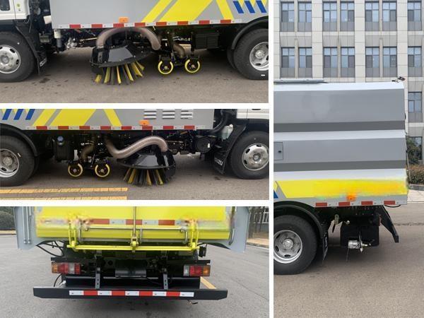 Cement Plant Used Road Sweeper Vacuum Truck Heavy Duty Dust Street Cleaning