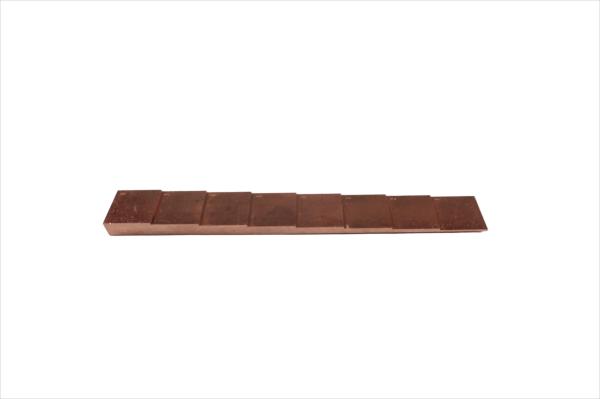 Metric 8 Step  Copper thickness 1 to 8mm NDT Ultrasonic Calibration Block