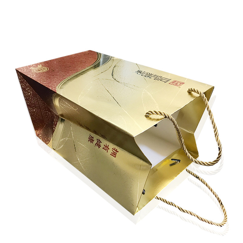 Сумки подарка ясно 38×27×10cm с форматом CDR PDF ручек