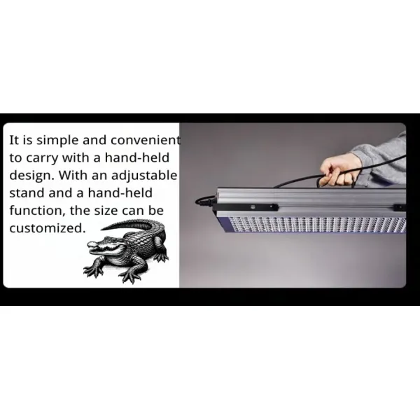 Industrial-Grade 300W 50~110mm Height-Adjustable Frame IP43 Rated UV LED Curing Lamp for Wallboard Tile 3D Printing Mass Production