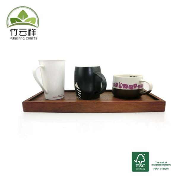 Coaster Vente en gros chaude personnalisé en bois naturel personnalisé pour le service alimentaire ustensiles de table réutilisables