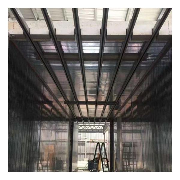 Customizable Floor Rail Coating Line Room Structures For Superior Finishes