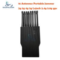400W High Power Signal Jammer AC110~240V 50dBm Com 39*39*25cm Tamanho