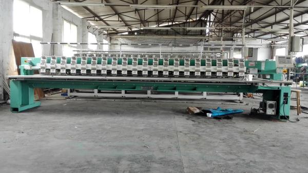 20 Heads Used Tajima Embroidery Machine 6 Needles 380V TFKN-620