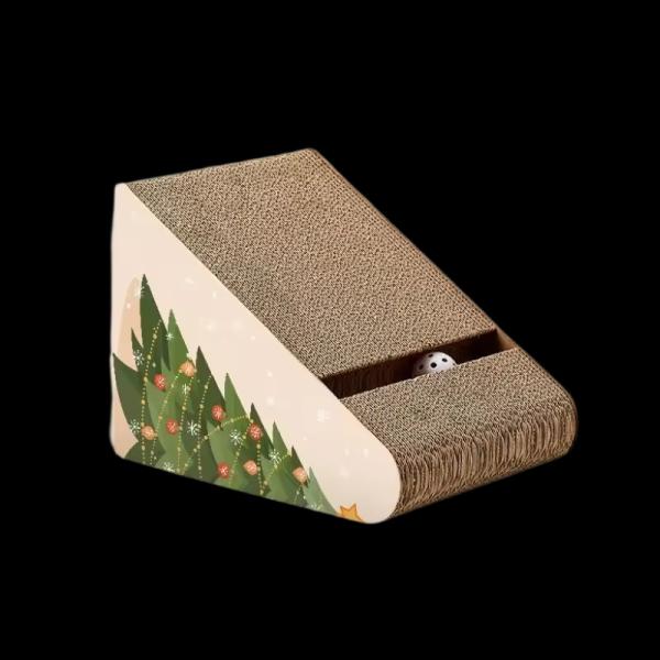 Cardboard Cat Scratcher Pad Durable for Indoor Cats Kitten Reversible Cat Scratching Board to Protect the Furniture