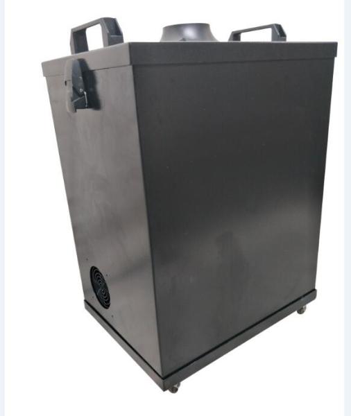 Black Color Smoke Benchtop Fume Extractor With 450m3 / H Systemic Flow