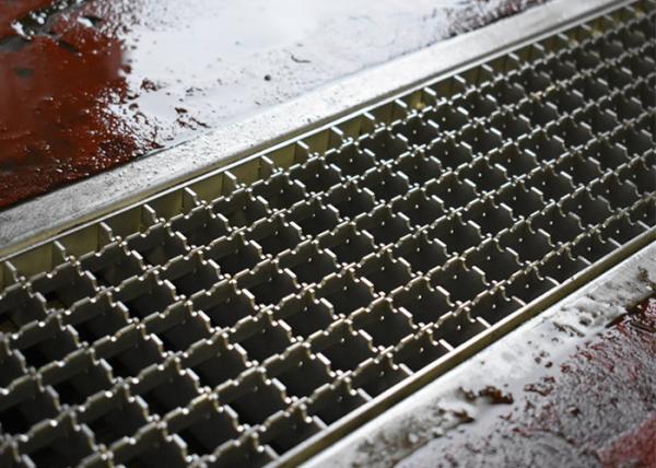 304 Stainless Steel Grating Heavy Duty Press Locked For Trench Cover And Platform Walkway Stair Treads