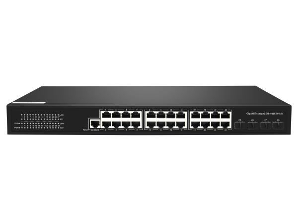 16K Management Industrial Ethernet Switch RTL9310 RTL8218D 28 Port Layer 3