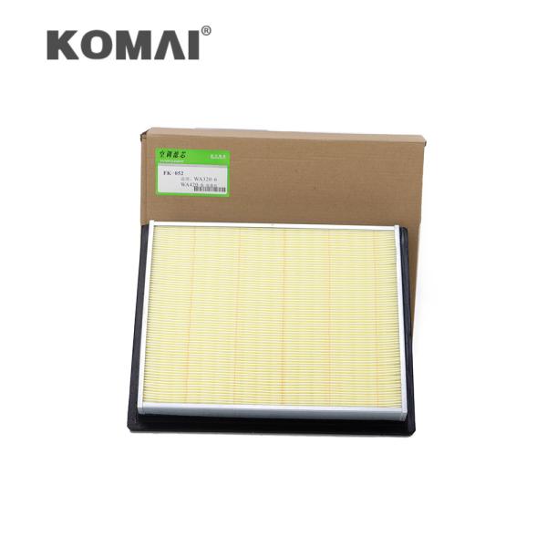 Tamanho do filtro de ar PA5482 da cabine de P606063 AF55727KOMATSU 46*312*290/255