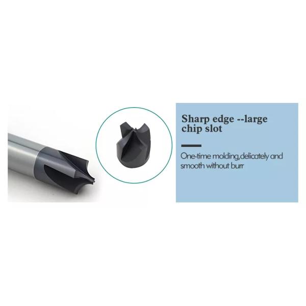 MILLING CUTTER Carbide 4 Flute Inner Corner Radius End Mill CNC Cut Bit