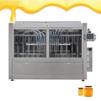 npack Automatique Servo moteur entraîné machine de remplissage à piston de miel pour bouteille / pot