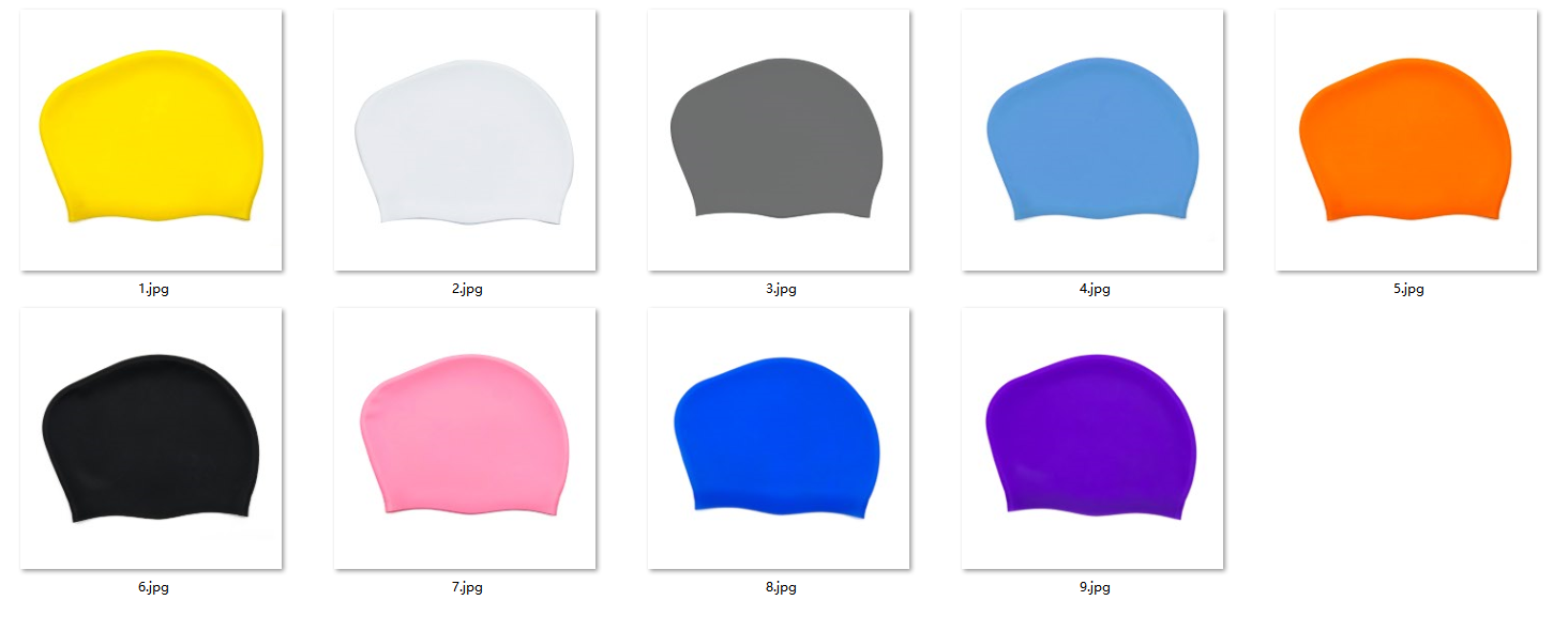 Customizable Logo Silicone Swimming Cap For Long Hair Non Slip Design For Training