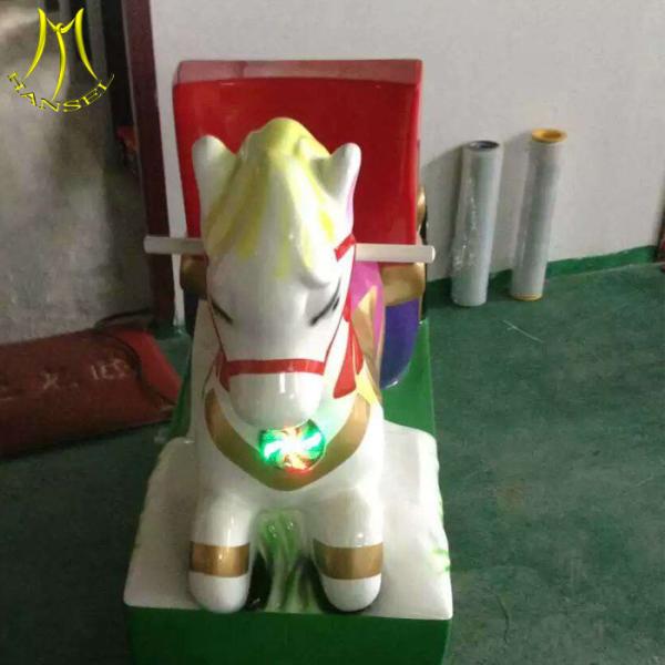 Hansel  Newly toy baby games outdoor electric car ride coin rocking horse for sale