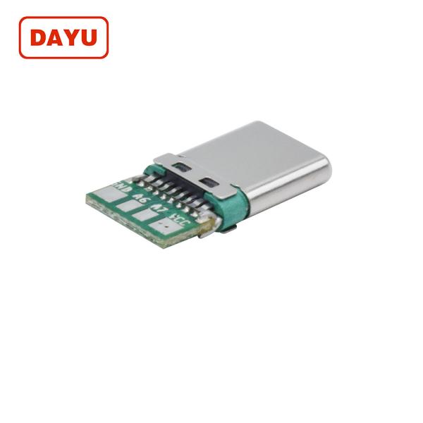 Usb 2.0 Type C Connector , 24 Pin Usb Connector With High Durability