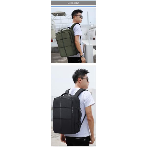 Custom Design Business Mens Laptop Bags USB Charging Backpack Big Capacity