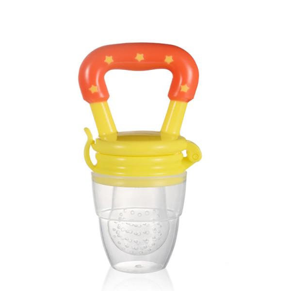 Small Tapered Type Silicone Baby Fruit Pacifier Feeder Small Mouth For Vegetable Bite