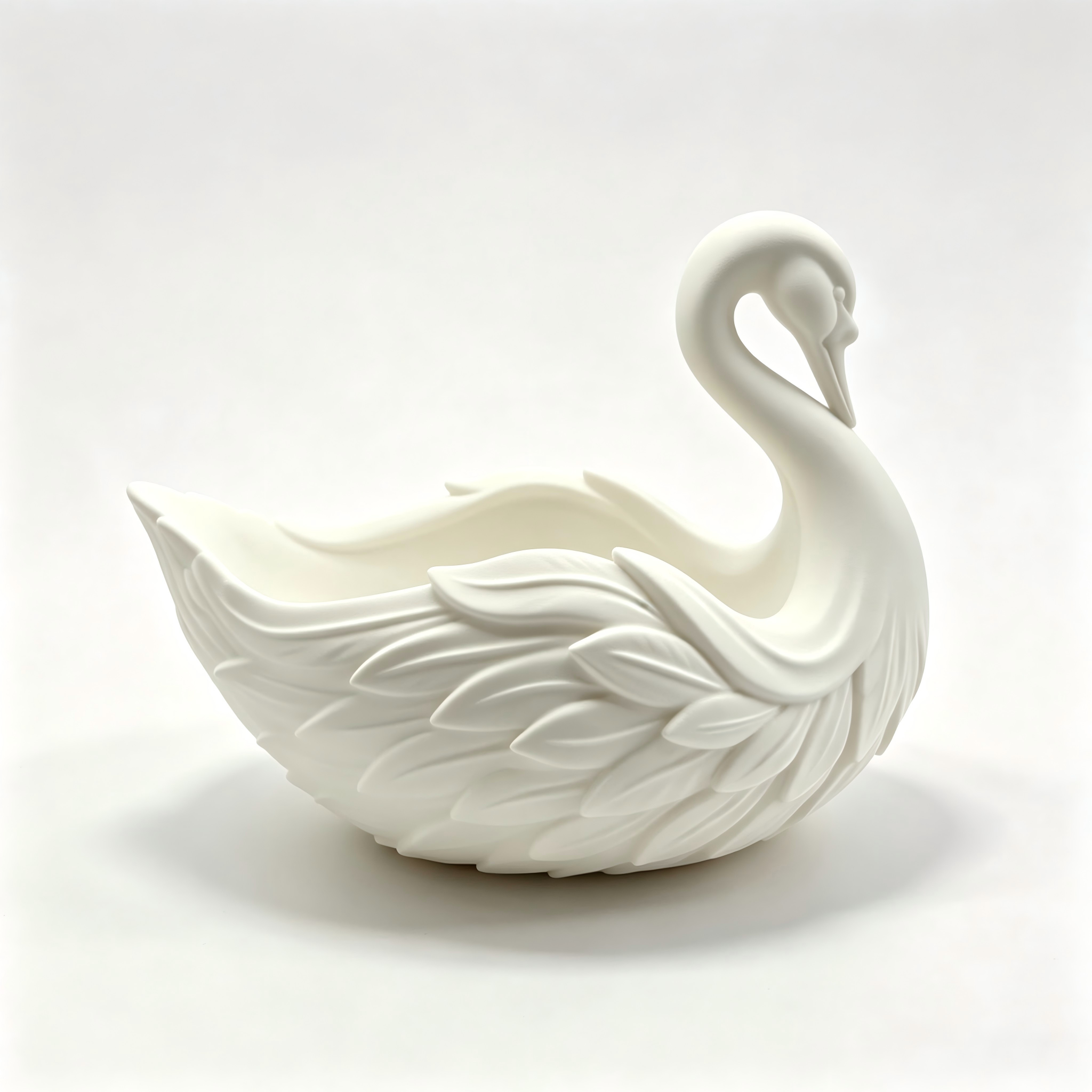 Textured 3d Printed Home Decor Small Decorative Bird Shaped Container