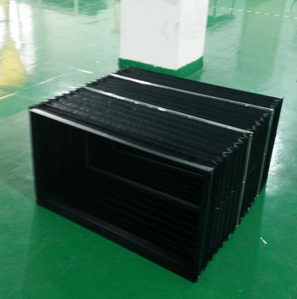 dust protective bellows made with metal frame +PVC +fiber cloth cover  for automobile lifter fork lifter