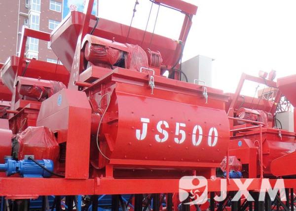 0.5m3  Portable  Electrical Concrete Mixer Twin Shaft Concrete Mixer