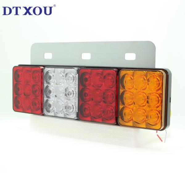 1W LED Signal Marker Lights and Brake Turn Tail Lights for Ultra-Thin Truck Trailers