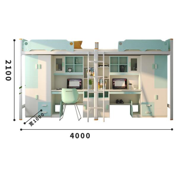 Гостиница Стальная постель с лестницей для стола Поставлена клиентом и современная мебель для спальни