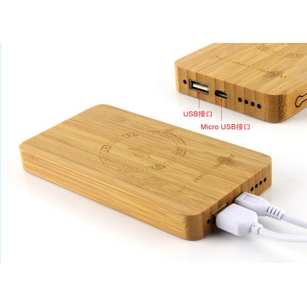 Fashionable Design Wooden Phone Charger Stand Universal Type Nylon Material