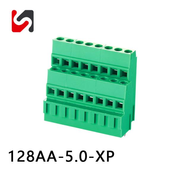 2P-24P pôles 300V 10A Phoenix vis terminal 5,0 mm de hauteur