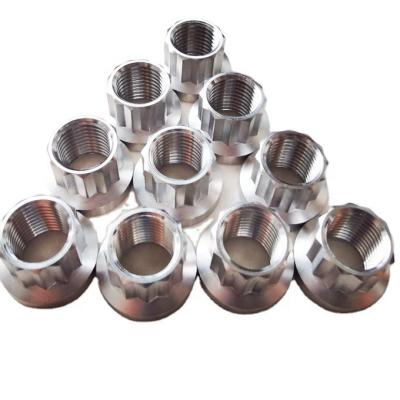 Universal 12 Point Flange Nuts 3/8-24 Thread 7/16 SOCKET/WRENCH Made of High Strength Titanium Alloy for Versatility