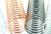 Bobinas obrigatórias espirais do metal gêmeo do diâmetro do anel 1.4mm para livros da bobina