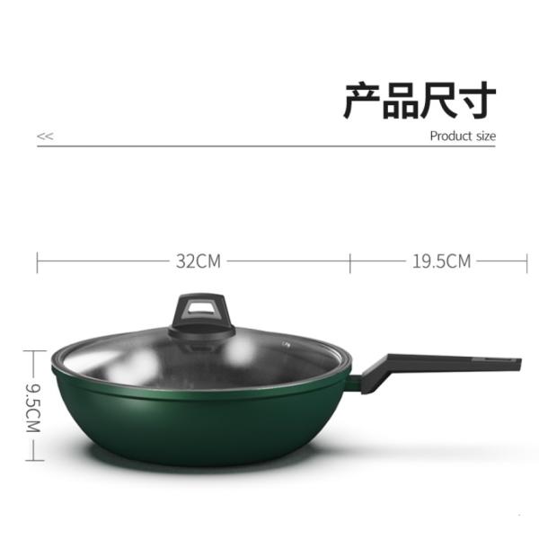 Hot Selling 3 Piece Nonstick Cooking Cookware Sets Nonstick Aluminum Kitchen Ware Milk Pot Frying Pan Cooking Pot Set