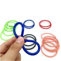 Fabrica Directo Flexível Azul Elastico Não Tóxico Silicone Alimentar Grado Máquina de uso selos de borracha o anel