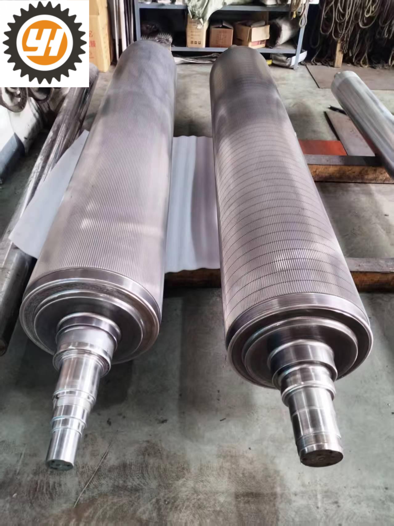 W2300mm Tungsten Carbide Corrugated Roller