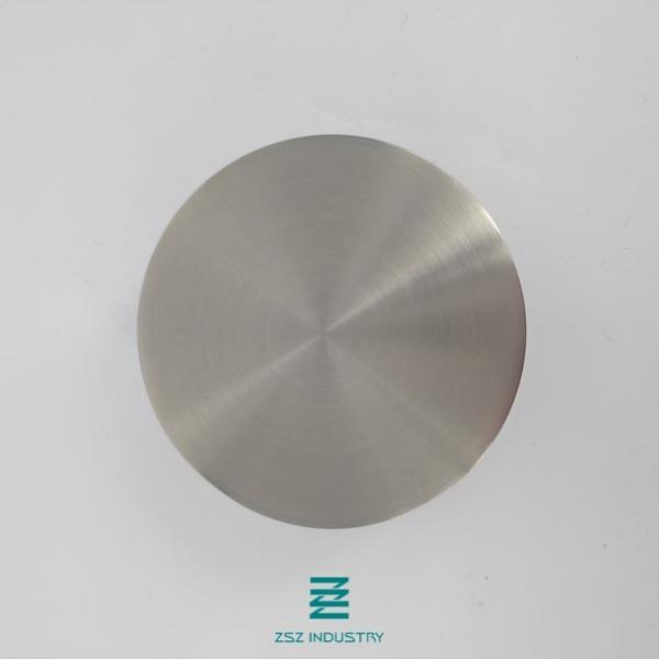 Deck Double Plate Handrail End Caps Dome Shape For Balcony / Stair Silver Color