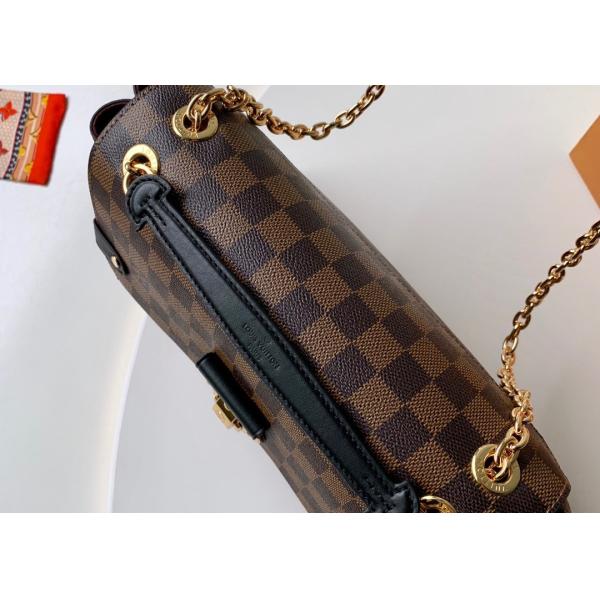 M40108 M40109 M401130 M40312 Damier Ebene Carvas And Soft Cowhide With Unique Design Chain Cross-Body Bag