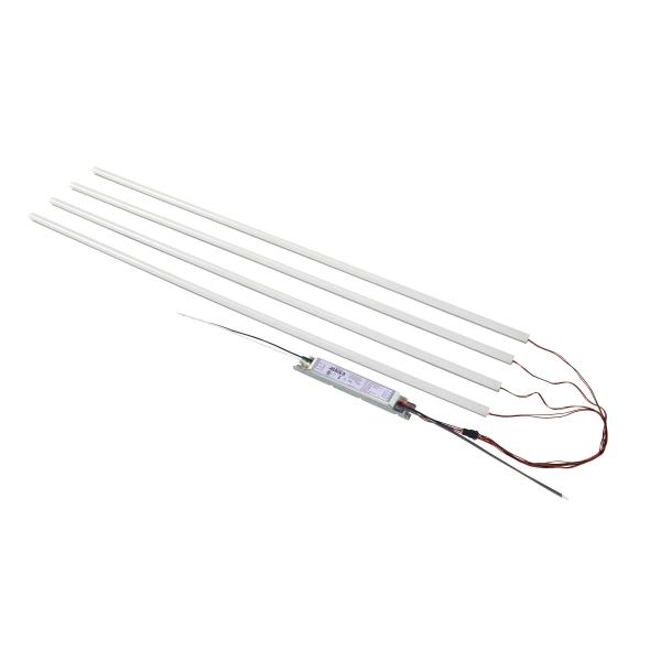 SMD LED Light Source 2ft 4ft 8ft 150Lm/W PC Lens Magnetic Led Linear retrofit Kit Light
