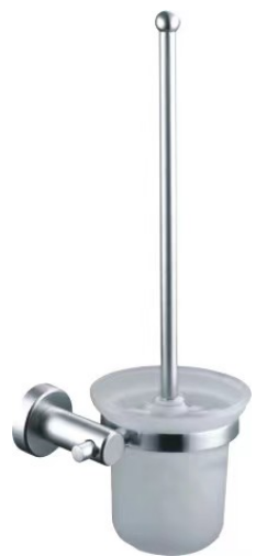 Cleaning Function Toilet Brush Holder Set with Glass Cups Wall Mounted by Lizhen Hwa.Eng