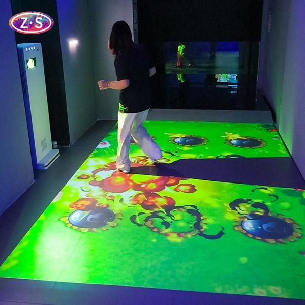 Compact Immersive Device Interactive Floor Projector With Multi Scenario Application