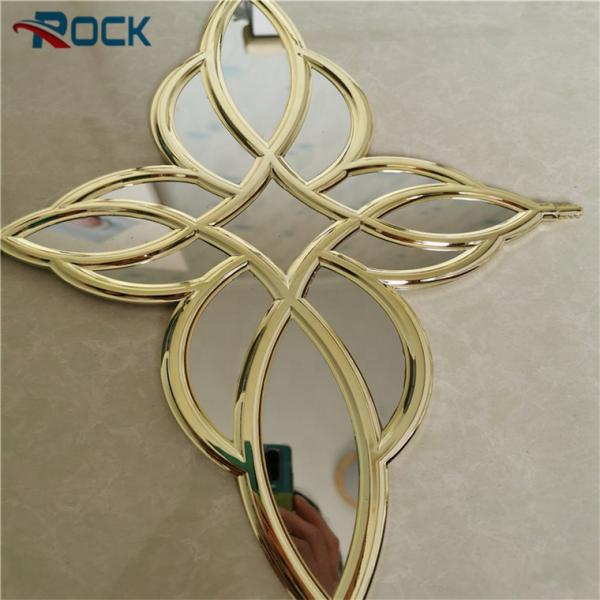 8*18k golden pink decorative window bars flower for double glazed glass