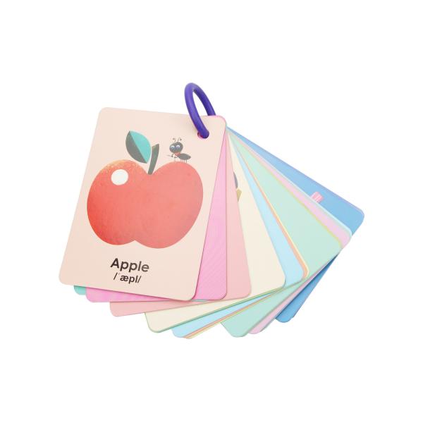 Hardboard Paired Children'S Learning Flash Cards Activity Games For Nursery Toddlers