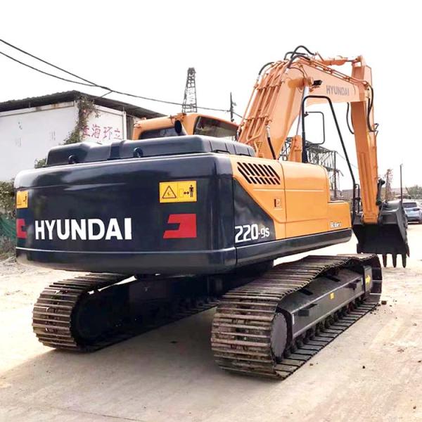 Год 2022 Корея Оригинальный использованный Hyundai 220LC-9S Crawler Excavator 22 тонны Модель 220LC-9S