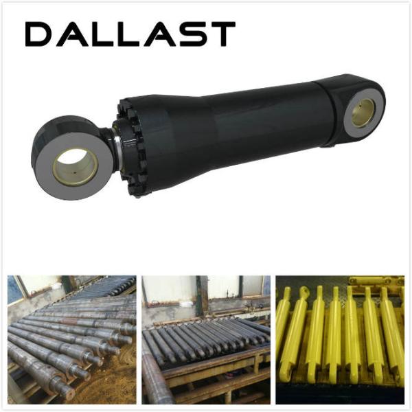 Ariete hydráulico telescópico del equipo pesado 6 diámetro del eje de la presión 20-400 milímetros del pie