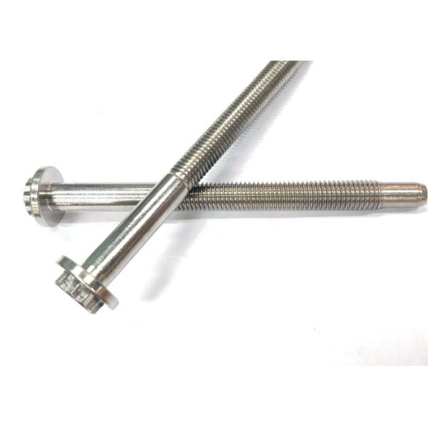 12 points de flange automobile à l'argent résistance à la corrosion des boulons métalliques