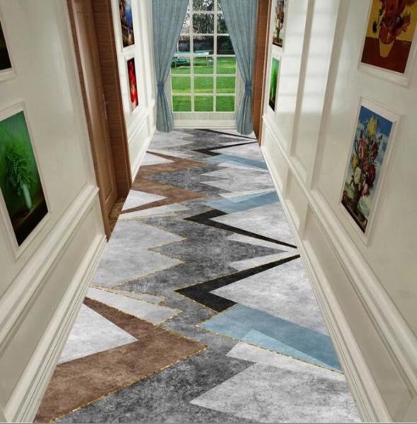 Rectangle Commercial Floor Mat Stairs Entry Door Hallway Carpet 140cm Width
