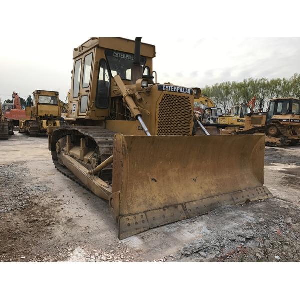 D6D Crawler Used CAT Bulldozer , Small Old Bulldozers CAT 3306 Engine 3 Shanks Ripper