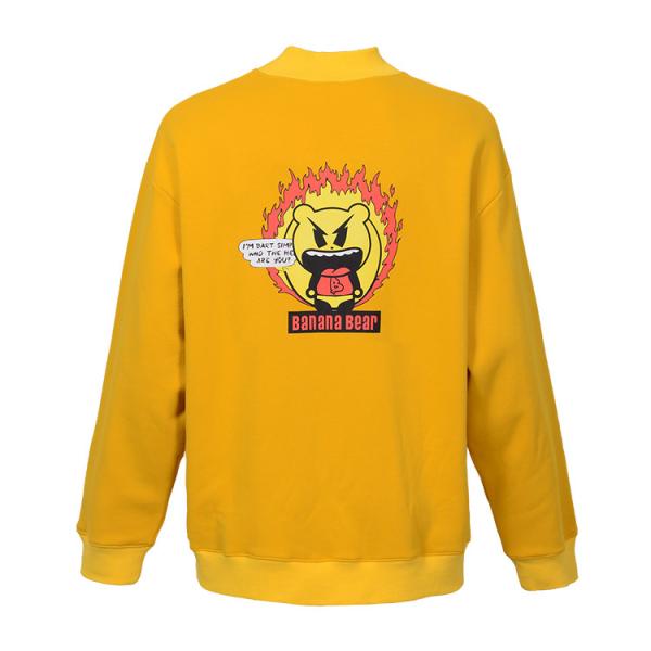 Gauge 12 GG Warm Mens Fashion Sweatshirt , Fall Sweater Shirts Flat Knitted Technics