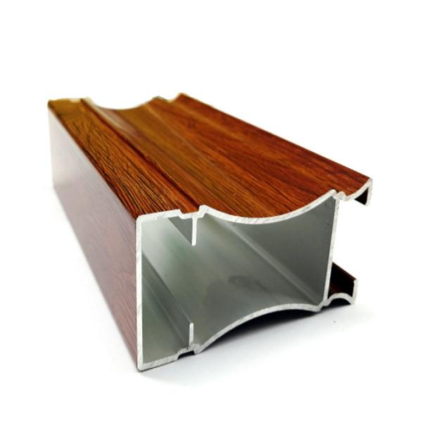 GB523 6000 Wood Grain Aluminum Window Profiles