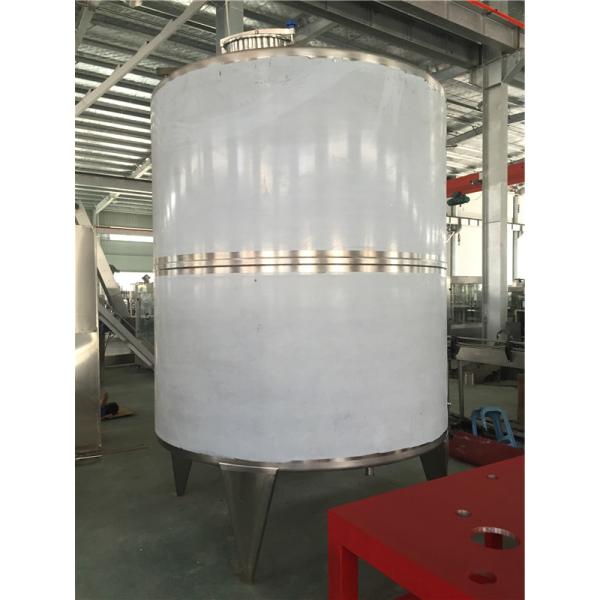 Stainless Steel Beer Fermentation Tank , Emulsifying Tank Stainless Steel Heating Reaction