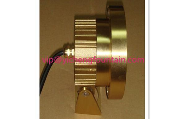 Fully Brass Underwater Fountain Lights 196mm Height 139mm Diameter Of Different Lighting Angles